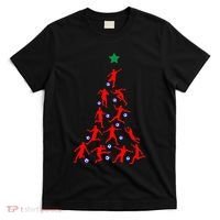 USA Christmas Soccer Jersey Xmas Tree T-Shirt thumb 0