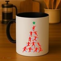USA Christmas Soccer Jersey Xmas Tree Coffee Mug thumb 4