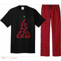 USA Christmas Soccer Jersey Xmas Tree Pajama Set thumb 0