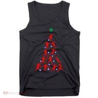 USA Christmas Soccer Jersey Xmas Tree Tank Top thumb 0