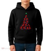 USA Christmas Soccer Jersey Xmas Tree Kids Hoodie thumb 4