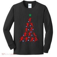 USA Christmas Soccer Jersey Xmas Tree Kids Long Sleeve Shirt thumb 0