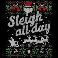 Ugly Christmas Santa Sleigh All Day Gift Coffee Mug thumb 5