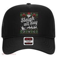 Ugly Christmas Santa Sleigh All Day Gift Hat thumb 0