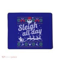 Ugly Christmas Santa Sleigh All Day Gift Mousepad thumb 0