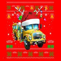 Ugly Christmas Sweater School Bus Driver Reindeer Santa Hat Santa Hat thumb 1