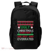 Ugly Christmas Sweaters Are Hot And Overrated Backpack thumb 0