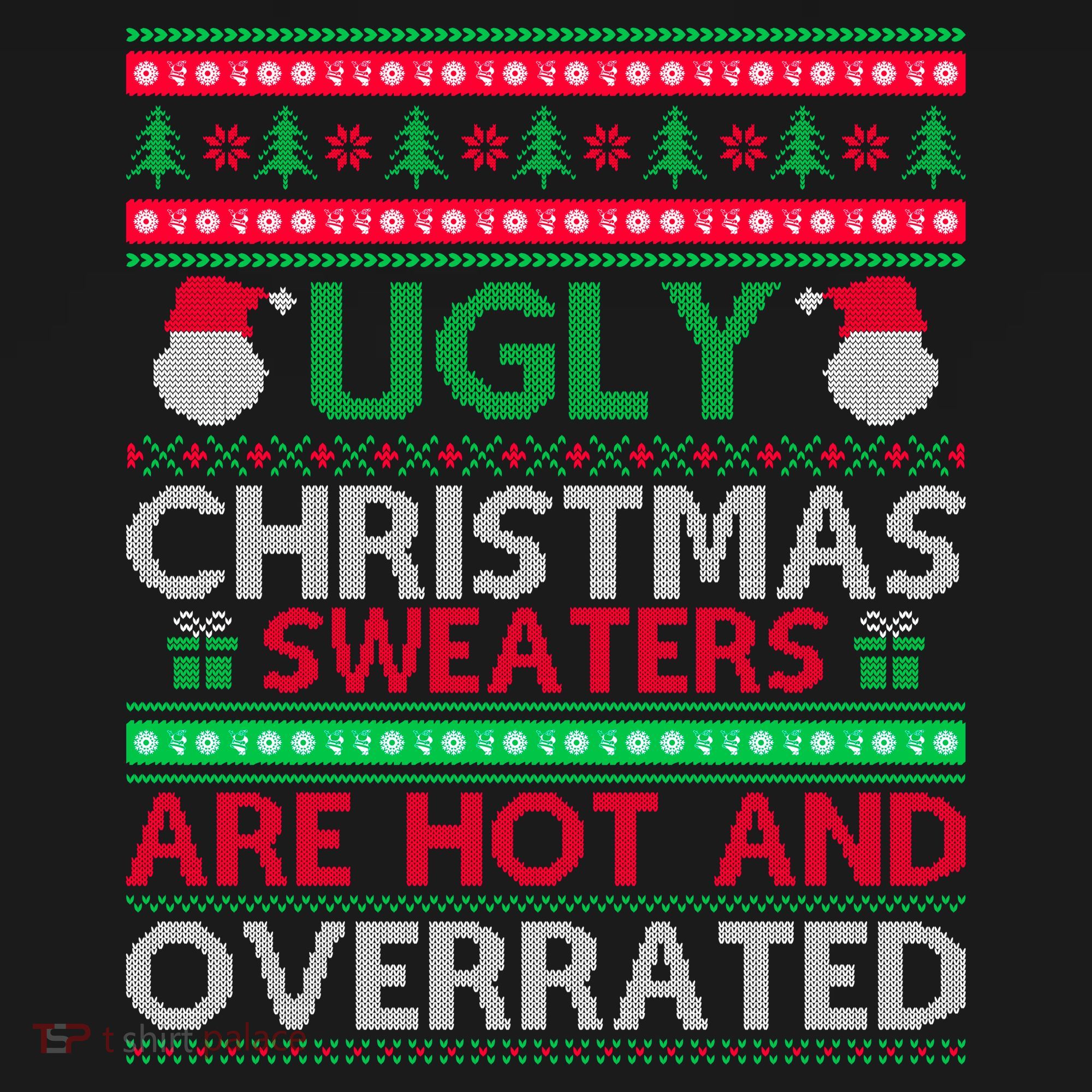 Ugly Christmas Sweaters Are Hot And Overrated Backpack