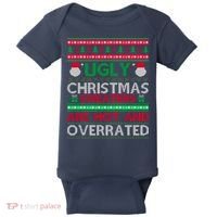Ugly Christmas Sweaters Are Hot And Overrated Baby Bodysuit thumb 0