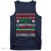 Ugly Christmas Sweaters Are Hot And Overrated Tank Top thumb 0