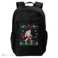 Ugly Christmas Sasquatch Ski Cool Gift Skiing Gift Cool Gift Backpack thumb 0