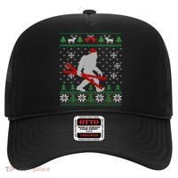 Ugly Christmas Sasquatch Ski Cool Gift Skiing Gift Cool Gift Hat thumb 0