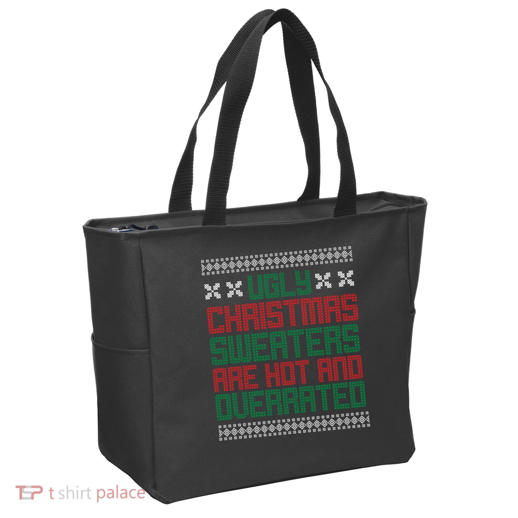 Ugly Christmas Sweaters Are Hot And Overrated Tote Bag