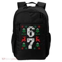 Ugly Christmas Sweater 67 Funny Xmas Meme Backpack thumb 0