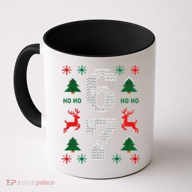 Ugly Christmas Sweater 67 Funny Xmas Meme Coffee Mug