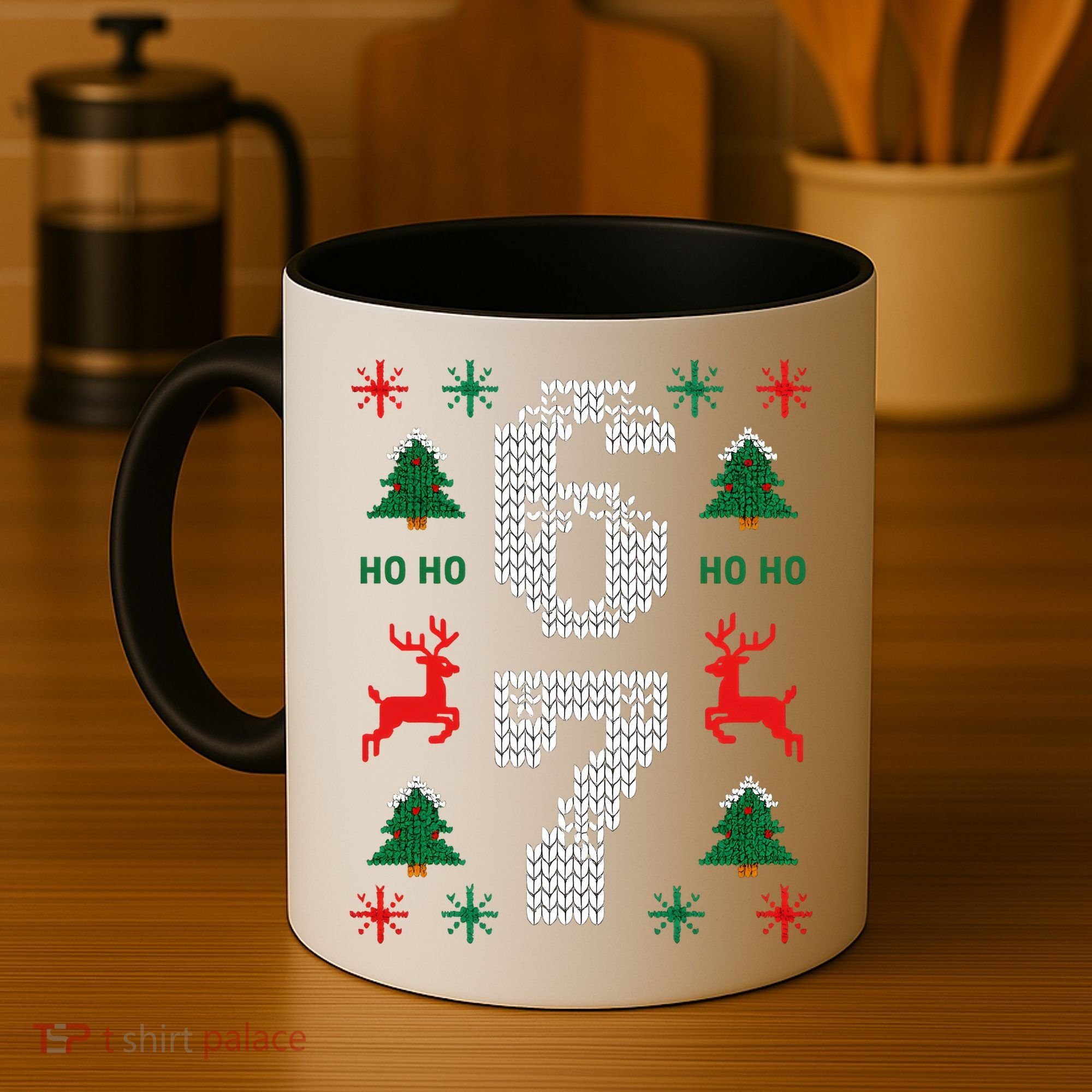 Ugly Christmas Sweater 67 Funny Xmas Meme Coffee Mug