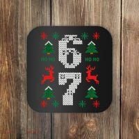 Ugly Christmas Sweater 67 Funny Xmas Meme Coaster thumb 0