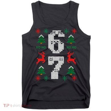 Ugly Christmas Sweater 67 Funny Xmas Meme Tank Top