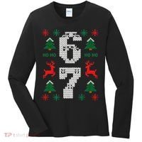 Ugly Christmas Sweater 67 Funny Xmas Meme Women's Long Sleeve Shirt thumb 0
