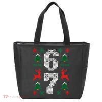 Ugly Christmas Sweater 67 Funny Xmas Meme Tote Bag thumb 0