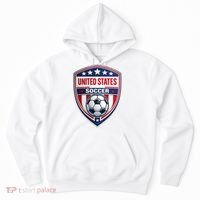 USA Crest Soccer Badge Shield United States Fan Hoodie thumb 0