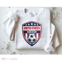 USA Crest Soccer Badge Shield United States Fan Sweatshirt thumb 2