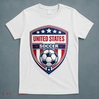 USA Crest Soccer Badge Shield United States Fan T-Shirt thumb 5