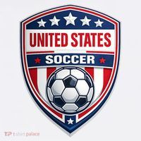 USA Crest Soccer Badge Shield United States Fan Polo thumb 3