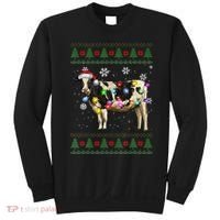 Ugly Christmas Sweater Cow Christmas Lights Sweater Light Up Sweatshirt thumb 0