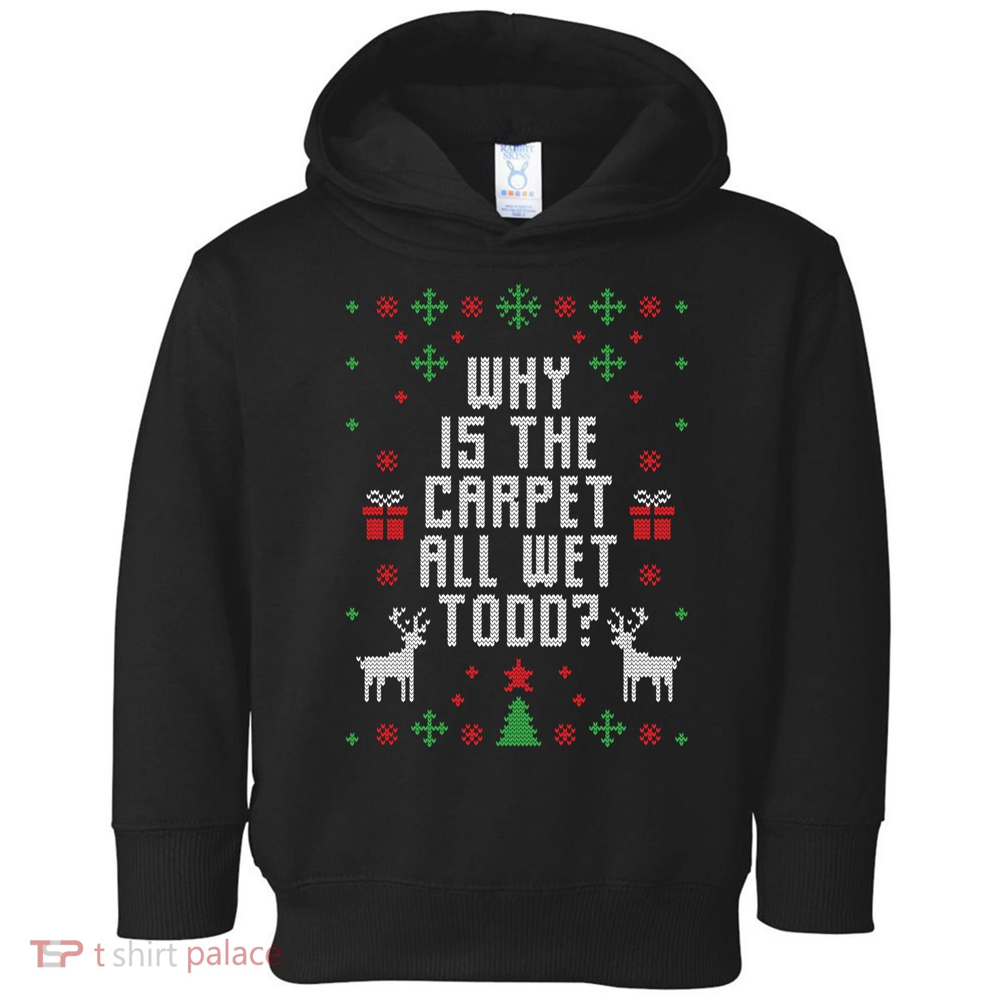 Ugly Christmas Sweater Toddler Hoodie