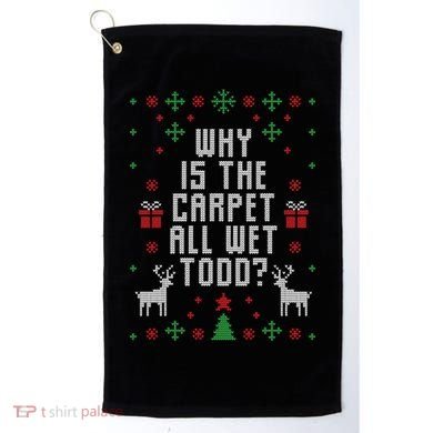 Ugly Christmas Sweater Golf Towel