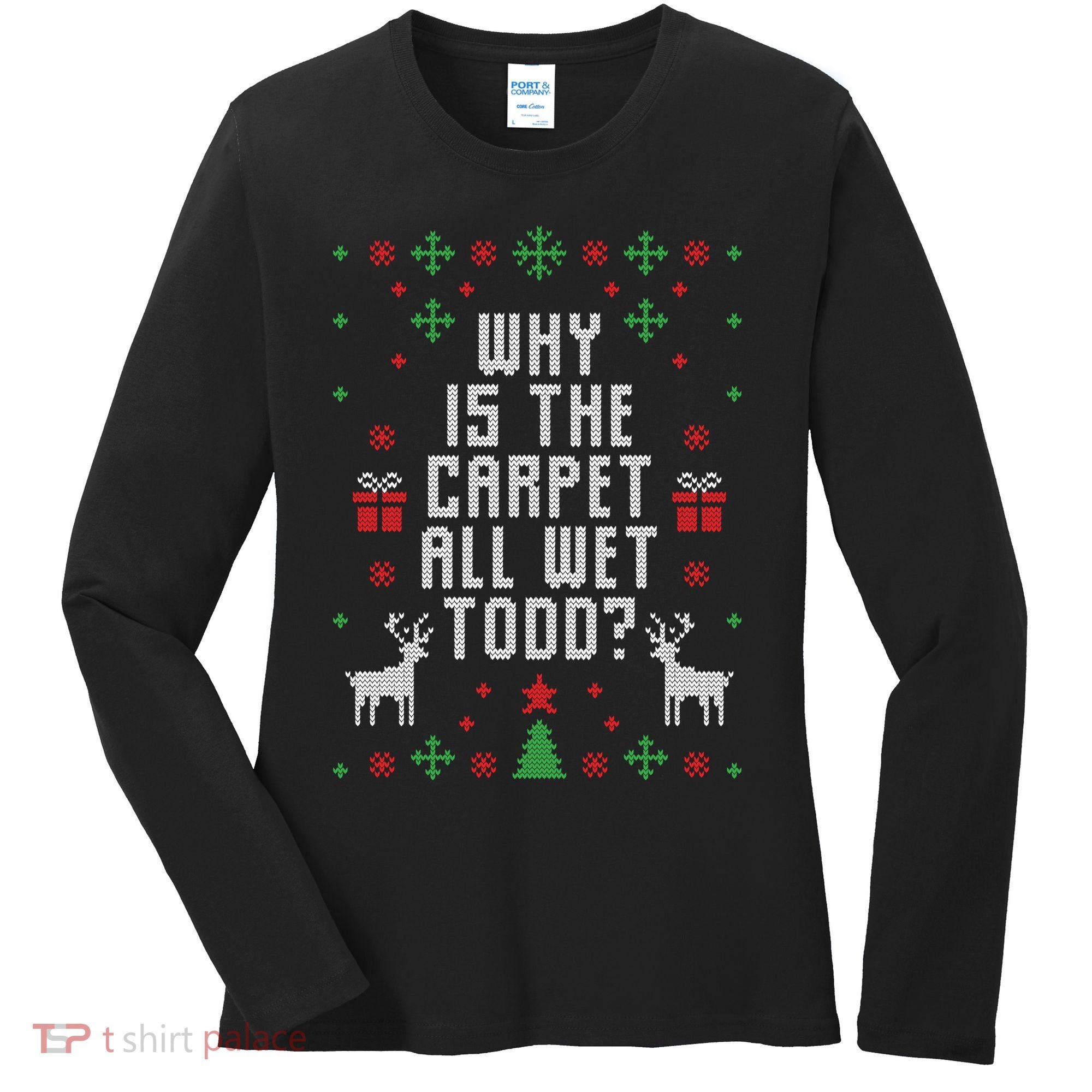 Ugly Christmas Sweater Women's Long Sleeve Shirt