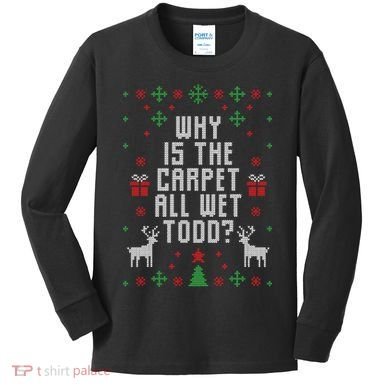 Ugly Christmas Sweater Kids Long Sleeve Shirt