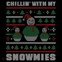 Ugly Christmas Sweater Alternative Chillin With My Snowmies Meaningful Gift Coffee Mug thumb 5