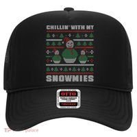 Ugly Christmas Sweater Alternative Chillin With My Snowmies Meaningful Gift Hat thumb 0