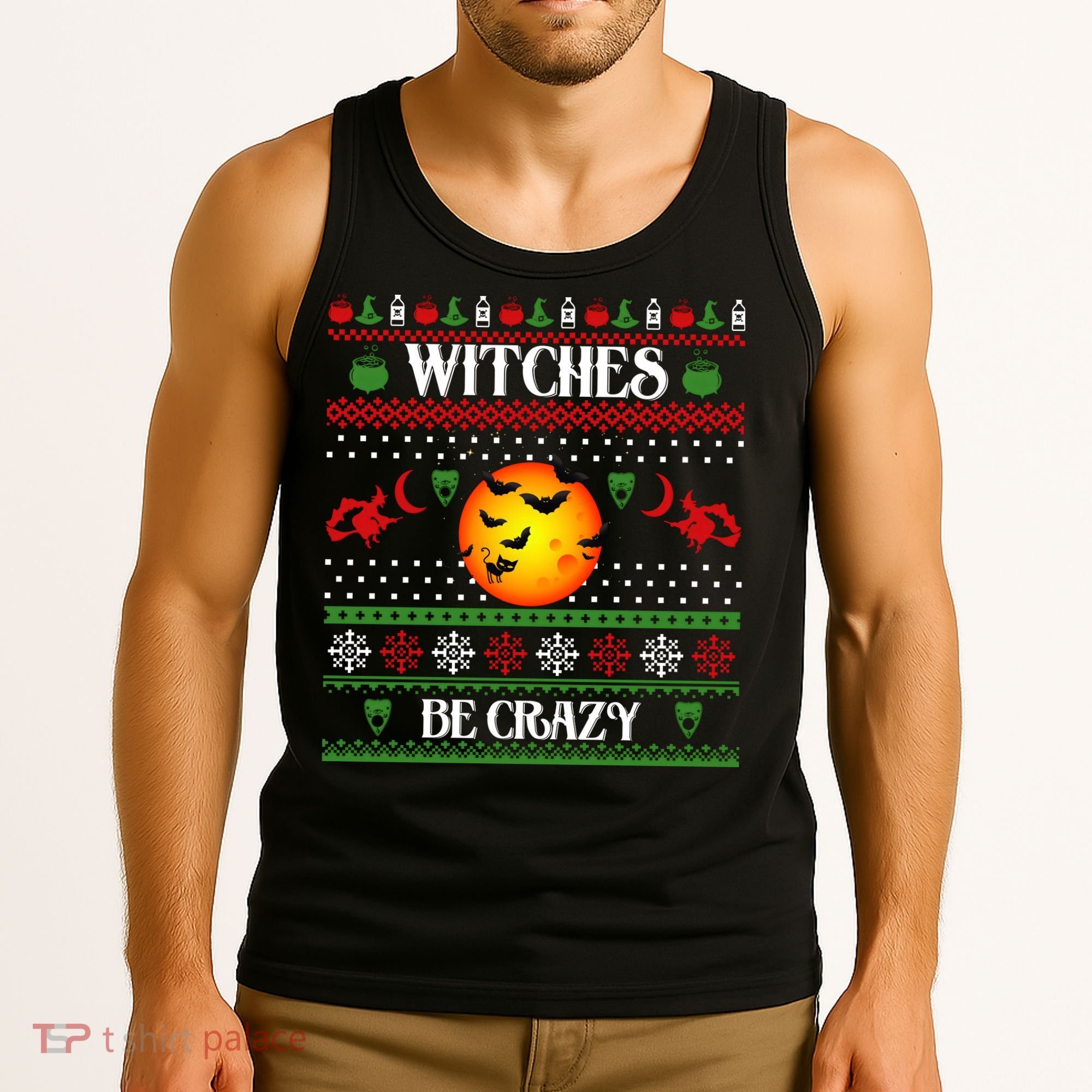 Ugly Christmas Sweater Tank Top