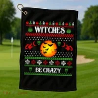 Ugly Christmas Sweater Golf Towel thumb 1