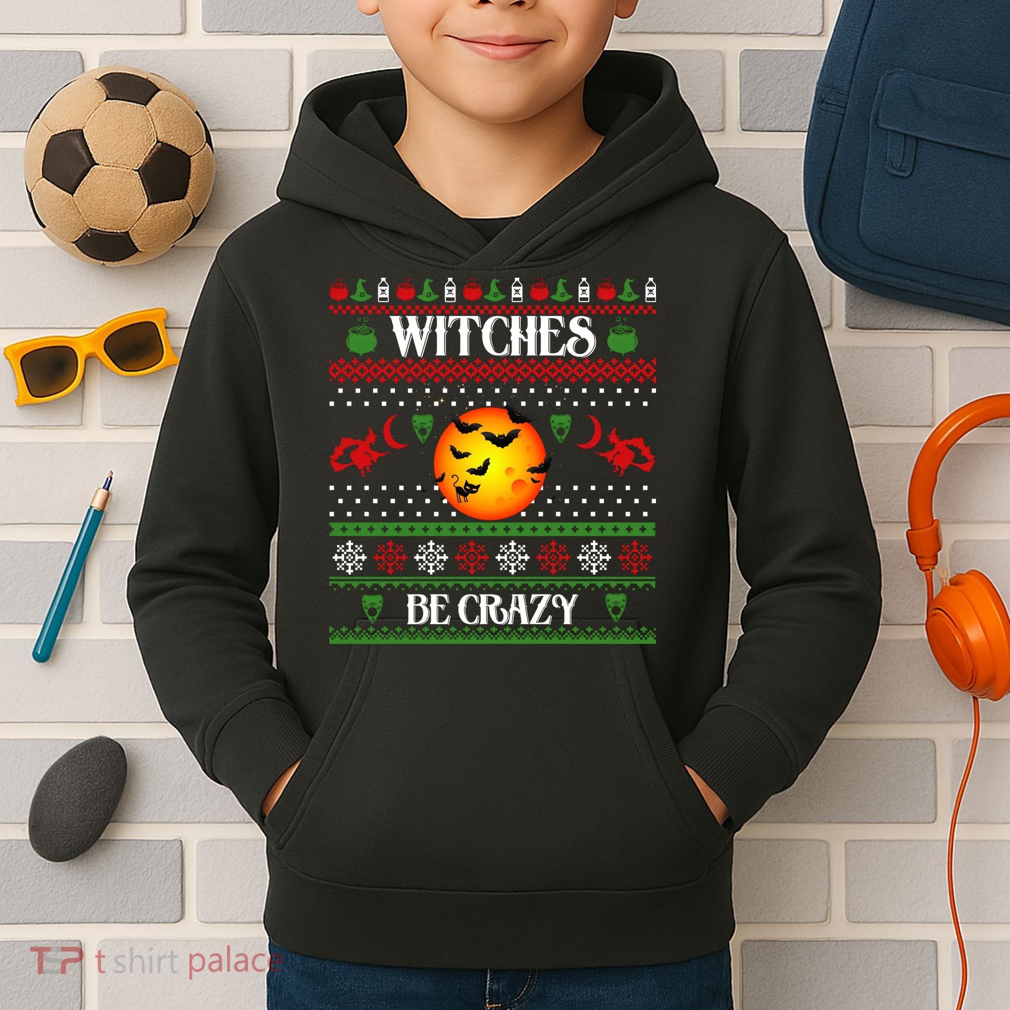 Ugly Christmas Sweater Kids Hoodie