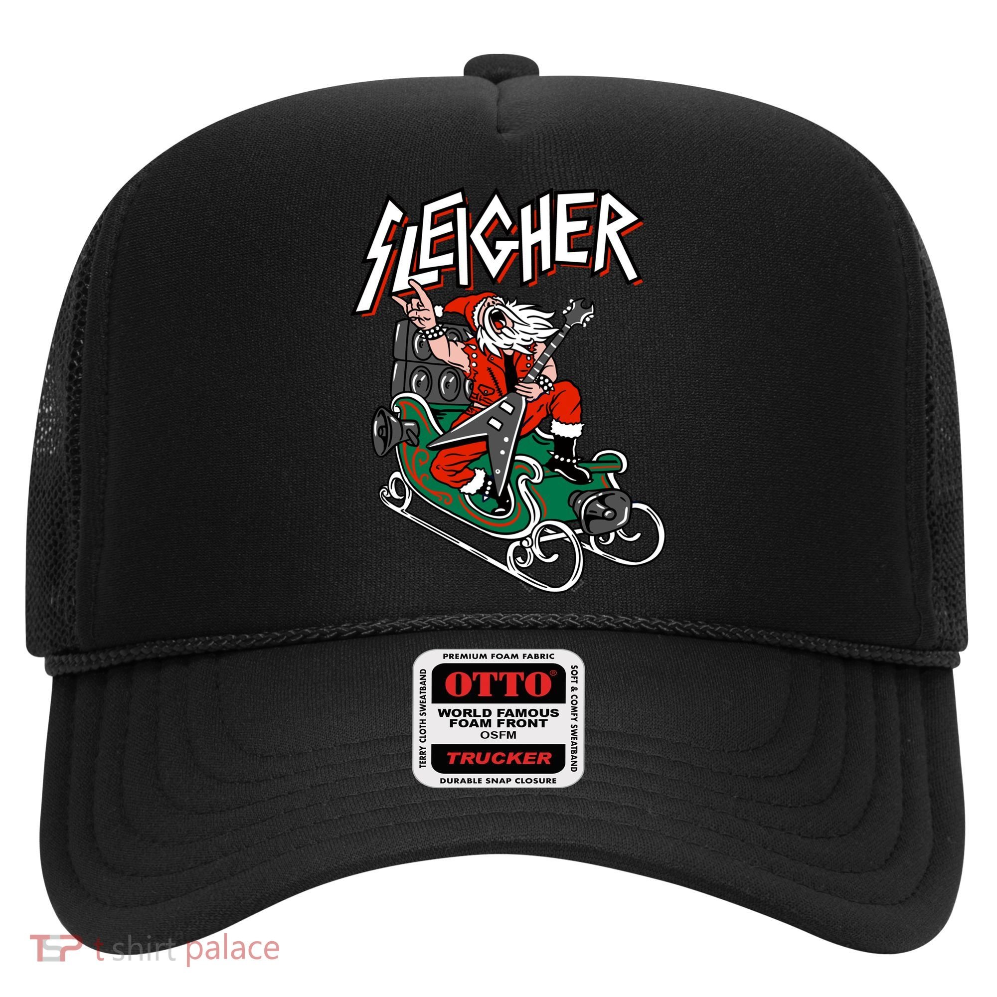 Ugly Christmas Sweater Sleigher Heavy Metal Santa Meaningful Gift Hat