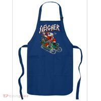 Ugly Christmas Sweater Sleigher Heavy Metal Santa Meaningful Gift Apron thumb 0