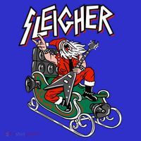 Ugly Christmas Sweater Sleigher Heavy Metal Santa Meaningful Gift Women's Tank Top thumb 5