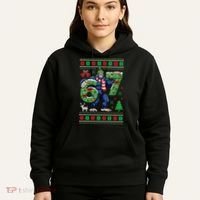 Ugly Christmas Sweater 6-7 Meme Bigfoot Santa 67 Hoodie thumb 5