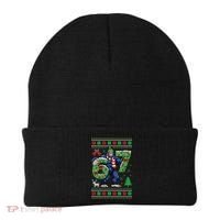 Ugly Christmas Sweater 6-7 Meme Bigfoot Santa 67 Beanie thumb 0