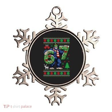 Ugly Christmas Sweater 6-7 Meme Bigfoot Santa 67 Ornament