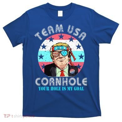 Usa Cornhole Team Cornhole Funny Cornhole T-Shirt
