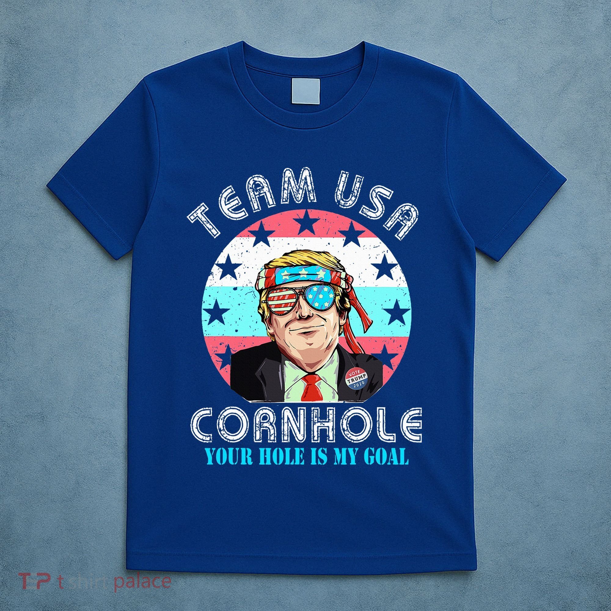 Usa Cornhole Team Cornhole Funny Cornhole T-Shirt