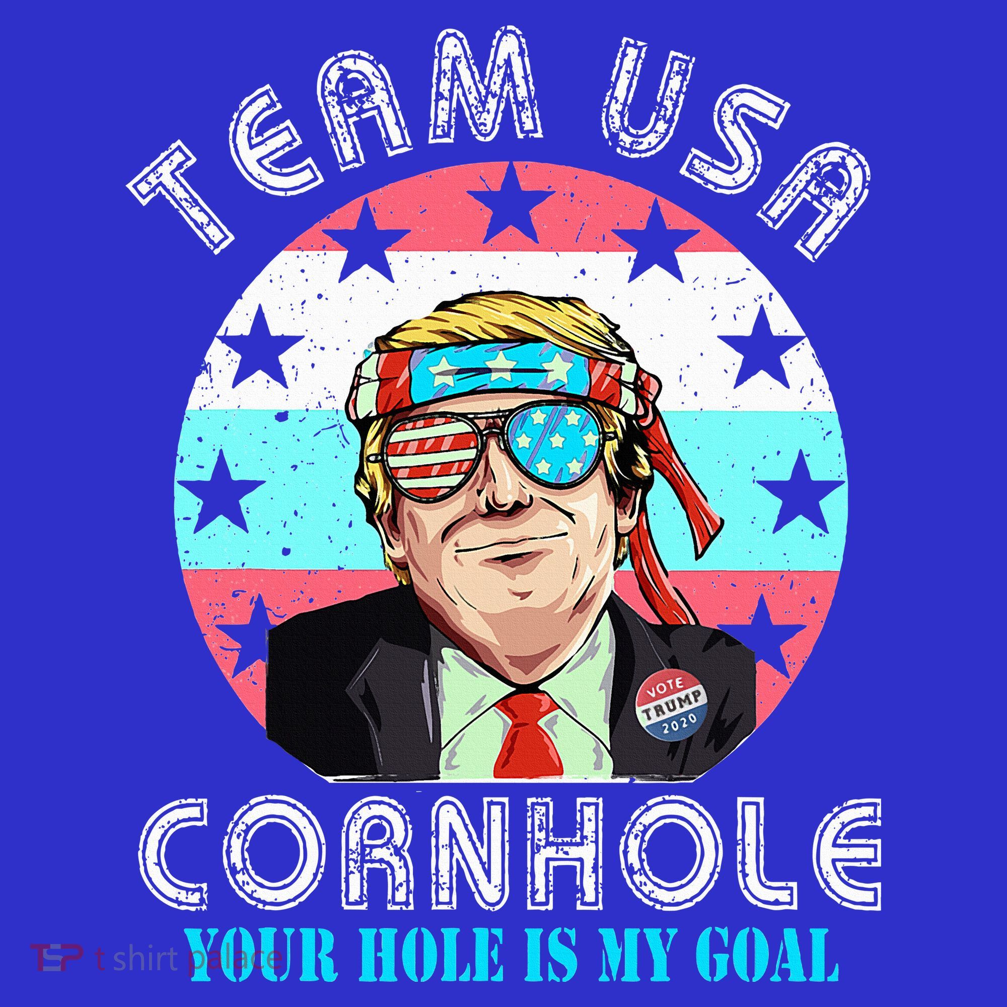 Usa Cornhole Team Cornhole Funny Cornhole T-Shirt