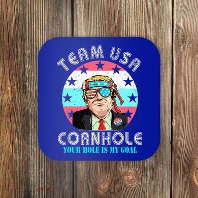Usa Cornhole Team Cornhole Funny Cornhole Coaster