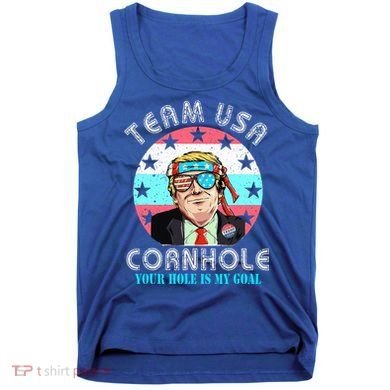 Usa Cornhole Team Cornhole Funny Cornhole Tank Top
