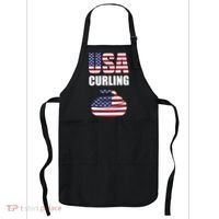 USA Curling Team Flag Sport Apron thumb 0